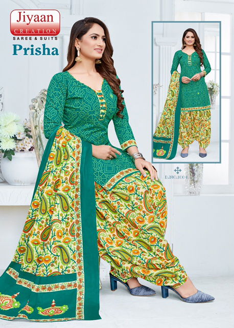 Jiyaan Prisha 1 Casual Wear Wholesale Dress Material Collection